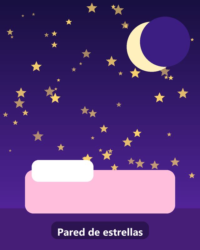 Pared de estrellas